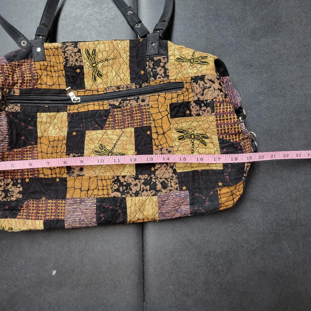 Donna Sharp Rustic Quilted Patchwork Handbag Tote… - image 8